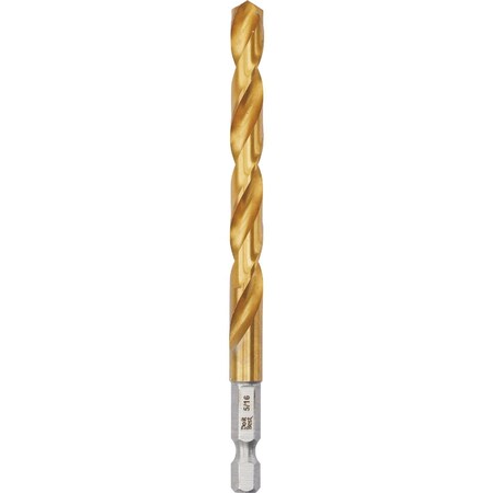 Do It Best 5/16'' Impact Ready Titanium Hex Shank Drill Bit QJDIB-DB-056