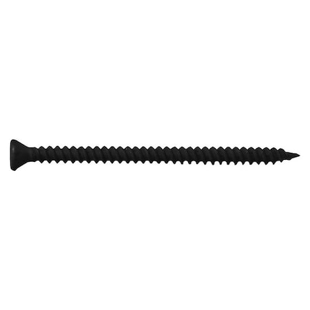 Pro-Fit Wood Screw, #6, 2-1/4 in, Phosphate Coated Trim Head Square Drive 289148