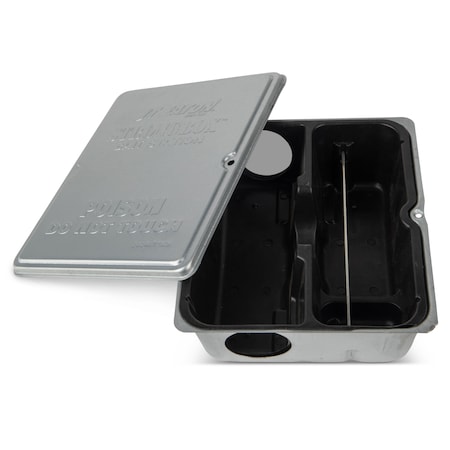 Jt Eaton Strongbox Galvanized Steel Tamper-Resistant Bait Station 910TP