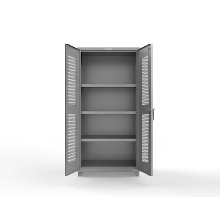Strong Hold Ventilated (Diamond) Storage Cabinet 36-V-243-L