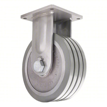 Hamilton Plate Caster, Rigid, Polyurethane, 15 5/8"H R-ZFMD-124SWF95