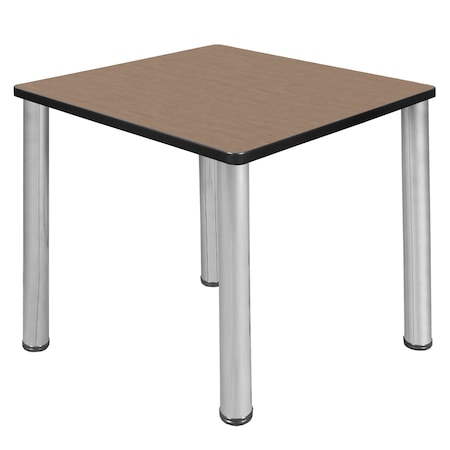 Regency Square Kee Small Breakroom Table, 30 in W, 30 in L, Noble Oak TB3030NOBPCM