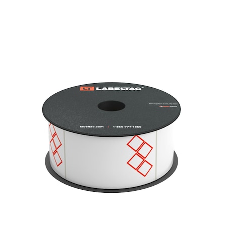 Labeltac GHS Die-Cut Labels, 4 and Pro Model 2in x 3in, 250 labels, 4 Diamond LT23GHS4-V2