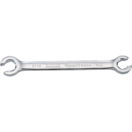 Dewalt Flare Nut Wrench, 1/2IN X 9/16IN DWMT75214OSP