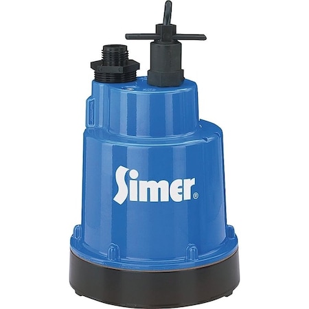 Sta-Rite Sta-Rite Simer Geyser 2300 Submersible Utility Pump, 115 V, 5.6 A, 1-1/4 in Outlet, 1320 gph 2300