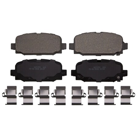 Wagner Brake QuickStop Rear Disc Brake Pad Set Ceramic,  ZD2081