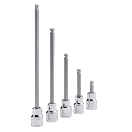 Genius Tools 3/8in Dr. 5/16in Wobble Hex Bit Socket 50mmL 310+5120