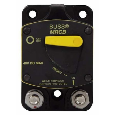 Eaton Bussmann High-Amp Circuit Breaker, 200 A, 48 VDC CB187F-200