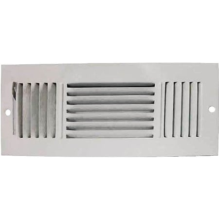 Prosource Register Sidewall 3Wy 12X4 Wht SW03-12X4