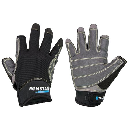 Ronstan Sticky Race Gloves - 3-Finger - Black - S CL740S