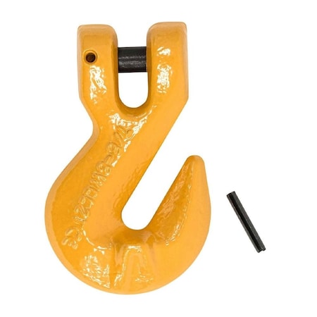 Mytee Products 5/16in Grade 80 Clevis Cradle Grab Hooks w/Pins, Tow Hooks with Clevis Pin for Trucks, 4500 lbs WLL GH516-G80