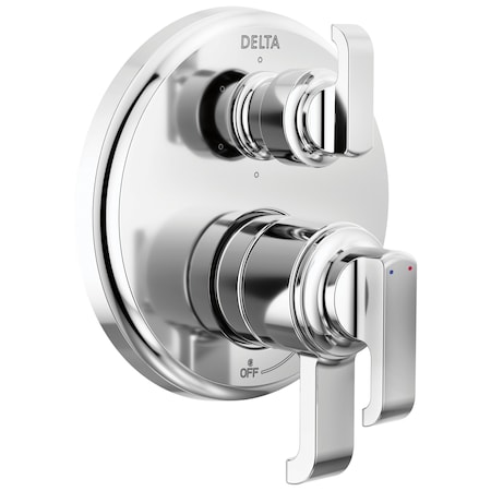 Delta Tetra 17 Series Integrated Diverter Trim With 6-Setting In Lumicoat Chrome T27989-PR