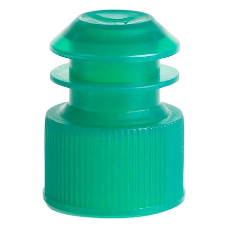 Globe Scientific Lab Bottle Caps, Green, 17 mm Dia, PK1000 6263G