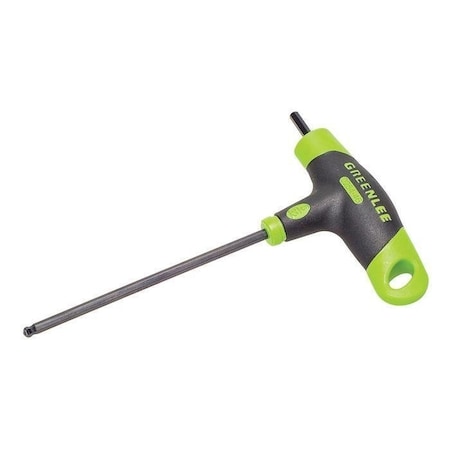 Greenlee SAE Plain Ball Hex Key Hex Key, 5/32" Tip Size, 4 25/64 in Long, 2 1/32 in Short 0254-46