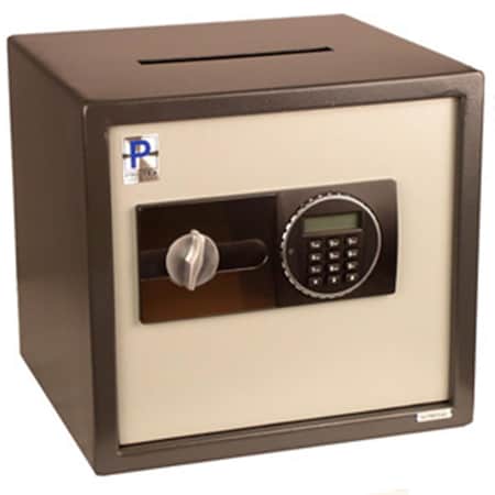 Protex Safe Top Loading Small Electronic Burglary Safe w/ Drop Slot HD-34C