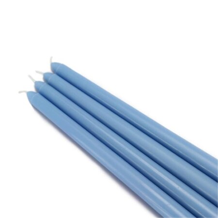 Vaser Designs CEZ-075-12 12 in. Taper Candles, Light Blue - 144 Piece VA2593520