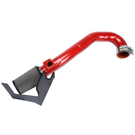 Hps Performance Air Intake Kit with Heat Shield, Red, 827-684R