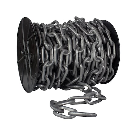 Mr. Chain 3" x 60' Silver Plastic Safety Chain - Reel 80108