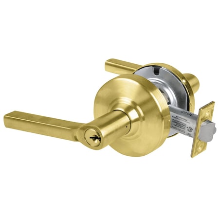 Schlage Grade 2 Office Cylindrical Lock with Field Selectable Vandlgard, Latitude Lever, Conventional Cylin ALX50P LAT 606