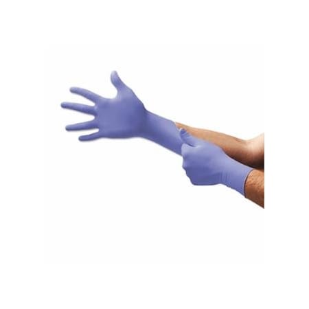 Ansell Supreno SE SU-690 Disposable Nitrile Gloves, Beaded Cuff, Small, Violet Blue, 100PK 748-SU-690-S
