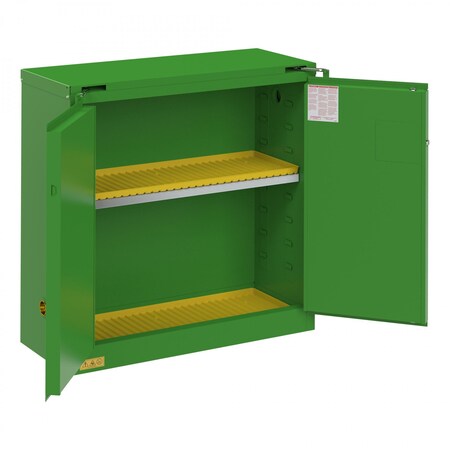 Durham Mfg Pesticide Storage, 30 Gallon, Self Close 1030S-83T