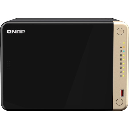 Qnap TS-664 6-BAY HIGH-PERFORMANCE DESKTOP NAS. INTEL 4C/4T PROCESSOR, BURST UP TS-664-8G-US