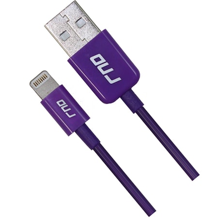 Rnd Accessories Apple Certified Lightning To USB 1.5 ft. Data Sync And Charge 8-Pin Cable - Purple RND-ADS-HM-PUR