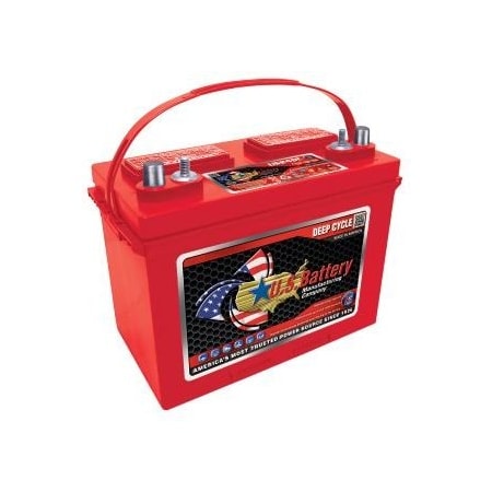 Us Battery 12V 105Ah Deep Cycle Battery, FLA, SAE/Bolt Terminal 803444