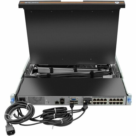 Liebert Vertiv Avocent LRA Rack Console 18.5" LCD Widescreen, 8-Port, Keyboard with Touchpad LRA185KMM8DG01