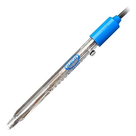 Hach Electrode, 1/2 in Dia, 120 mm H, Glass LZW5014T.97.002