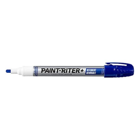 Markal Paint Marker, Medium Tip, Blue Color Family, Paint 97015