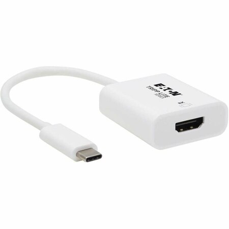 Tripp Lite USB C TO HDMI ADAPTER 8K30HZ HDR 4:4:4 HDCP 2.3 M/F WHITE U444-06N-HD8KW