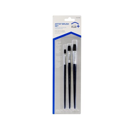 Home Plus Assorted Flat Artist Paint Brush Set AP705