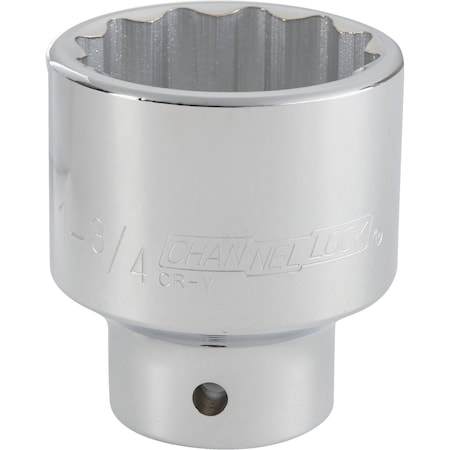 Channellock 3/4'' Drive 1-3/4'' 12-Point Shallow Standard Socket 309117