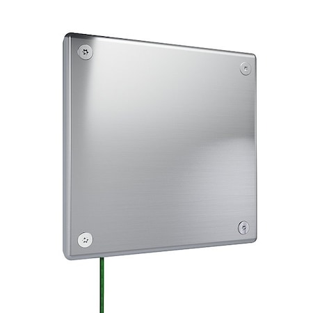 Legrand Wall Plate, 3.74" W, Stainless Steel WSP61B1PS