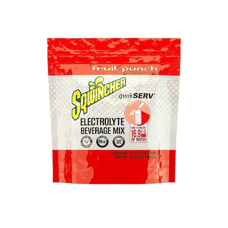 Sqwincher Electrolyte ReplenishmentFruitPunchPK100 159060966