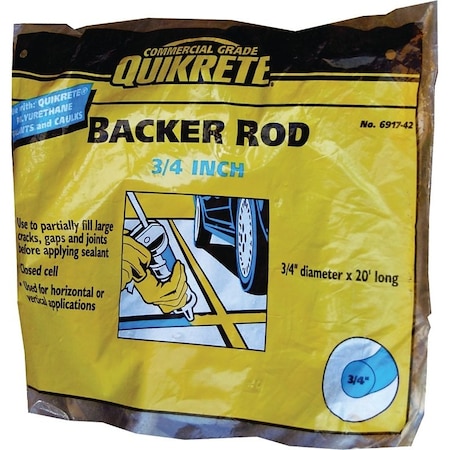 Quikrete Caulk Backer Rod 3/4In X 20Ft 6917-42