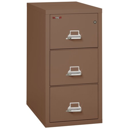 Fireking 3 Drawer, 1 Hr Fire & Impact Rated, Vertical, 31" depth Letter Tan 3-1831-CTN
