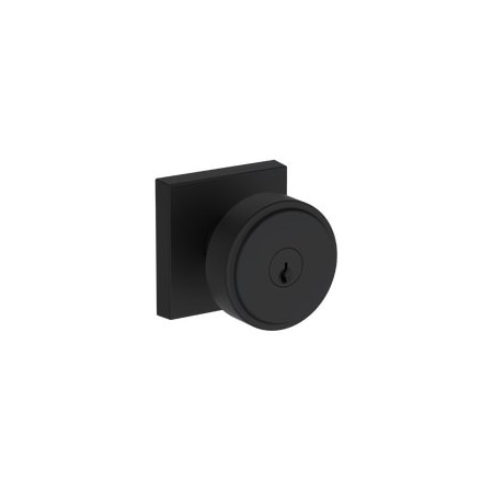 Baldwin Residential Door Knobs Keyed Entry Reversible Satin Black ENVASCSR190