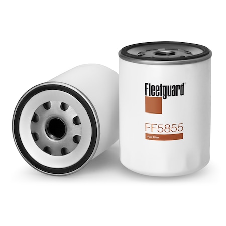 Fleetguard Fuel Filter, 5.6875 in, Spin-On FF5855