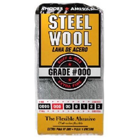Homax 10120000 No.0000 Steel Wool Pad, 12PK 713206