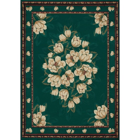 United Weavers 3 ft. 11 in. x 5 ft. 3 in. Manhattan Magnolia Accent Rug, Hunter 940 37042 46