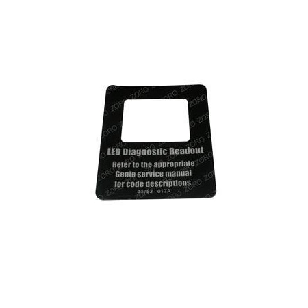 Genie REPLACEMENT DECAL, LED READOUT 44753