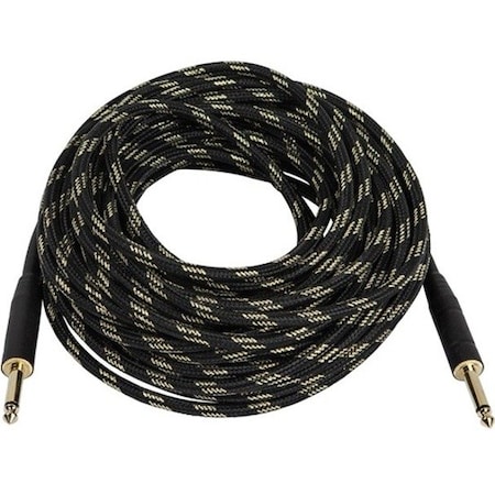 Monoprice T/S, 1/4"Male Cable, Black, Gold 50 ft. 601450