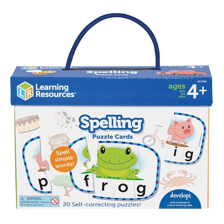 Learning Resources Spelling Puzzle Cards LER6086