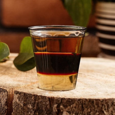 Smarty Had A Party 2 oz. Clear Round Plastic Disposable Shot Glasses (2500 Glasses), 2500PK 4202-CL-CASE