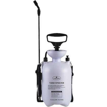 Landscapers Select Compression Sprayer, 1 gal Tank, Polyethylene Tank, 55 in L Hose, White SX-4B