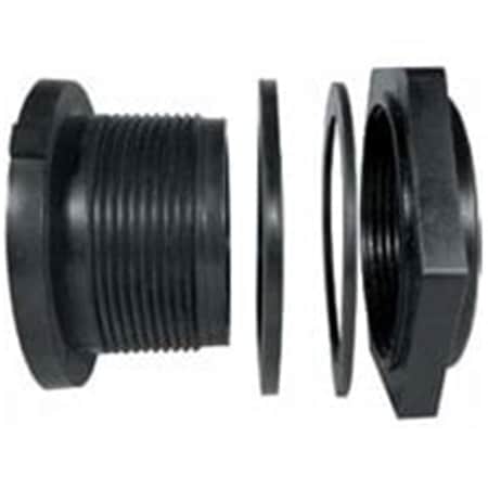 Green Leaf TF100P-E Poly Tank Fitting, 1 In. 3566916