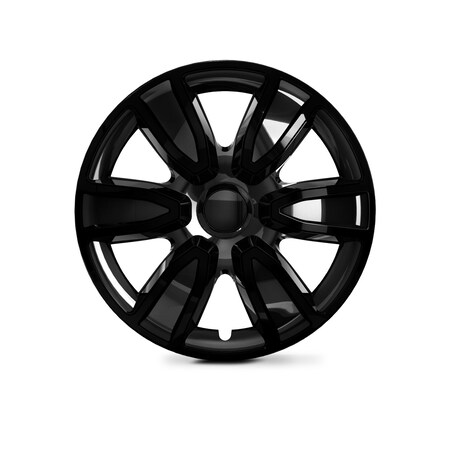 Altertrim 15 in Univ Hubcaps for steel whls, Snap-On, (Blk Lacq), 4PK CHB-5087-BL-15