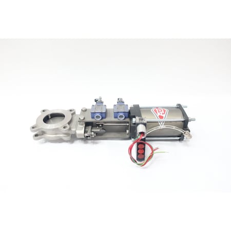 Orbinox STAINLESS PNEUMATIC KNIFE GATE VALVE 3IN ET-20